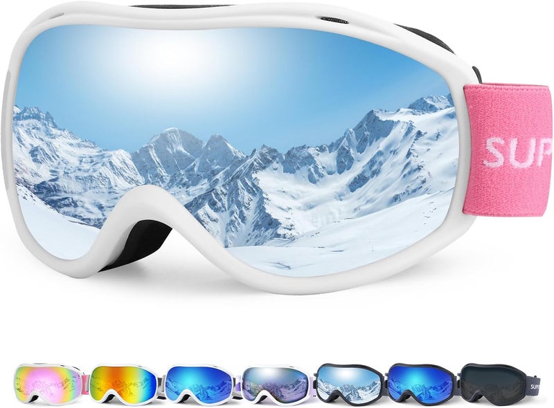 Supertrip Ski Goggles Men Women Anti-Fog Snow Goggles UV Protection Snowboard Goggles for Adult Youth - Image 1